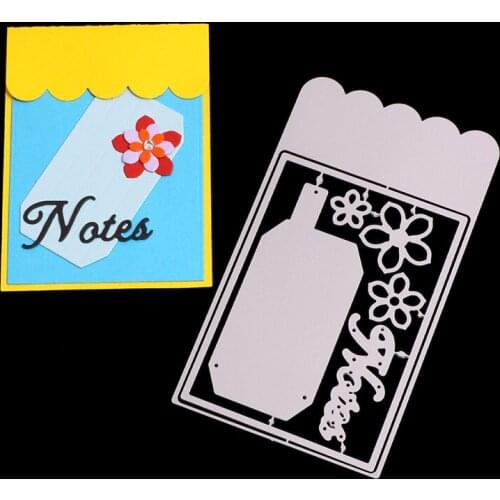 Notes Dies Scrapbook Punch Metal Cutting Dies For Scrapbooking Stencils DIY Album Cards Decoration Embossing Die Cuts Cut Cutter