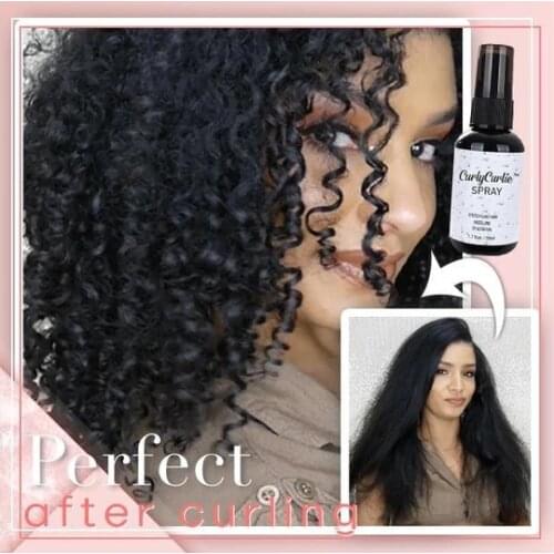 CurlyCurlie™ Spray Hair Curling Essence Curl Enhancer Styling Defining Spraying Mist