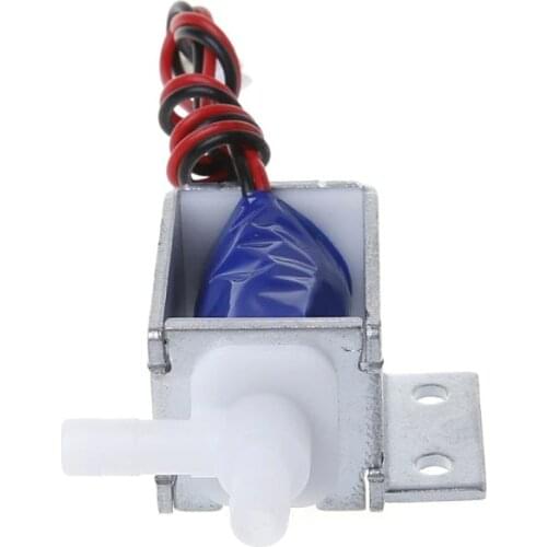 Micro Electric Solenoid Valve N/C Normally Closed 6V 12V 24V Wires Gas Water Air Control