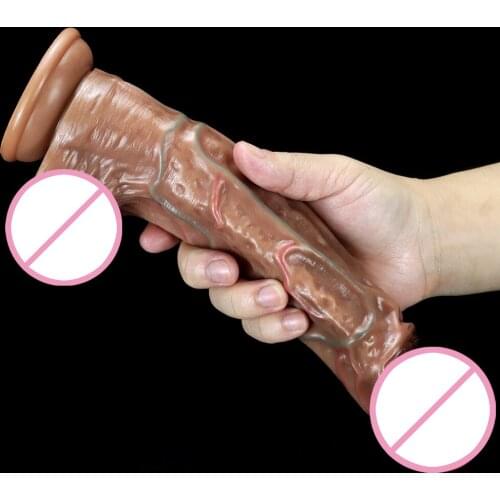 Soft Realistic Dildo Feel Skin Silicone Artificial Dildo With Suction Cup Straon Big Dick Female Masturbator Women Sex Toys