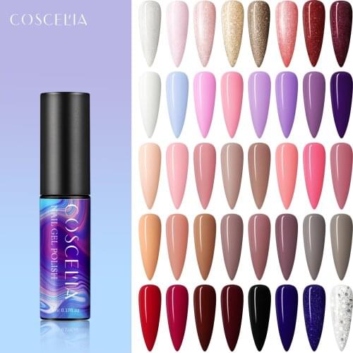 Gel Nail Polish Set Professional Manicure Set Nail Semi Permanent Varnish Nail Art Design Glitter Gel Supplies Need LED UV Lamp