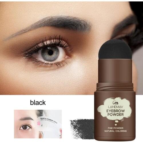 Brow Stamp Shaping Kit Portable Waterproof Eyebrow Print Long Lasting Contouring Eyebrow Shape Stamp Brow With 8 Pairs Stencils