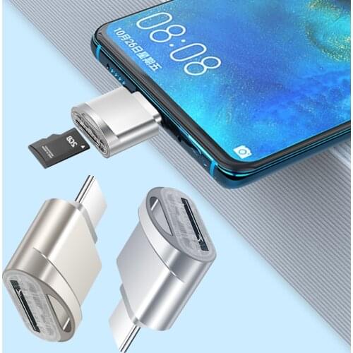 New 3.1 USB Type C To Micro-SD TF Adapter OTG Cardreader Mini Card Reader Smart Memory Card Reader For Laptop Samsung Huawei