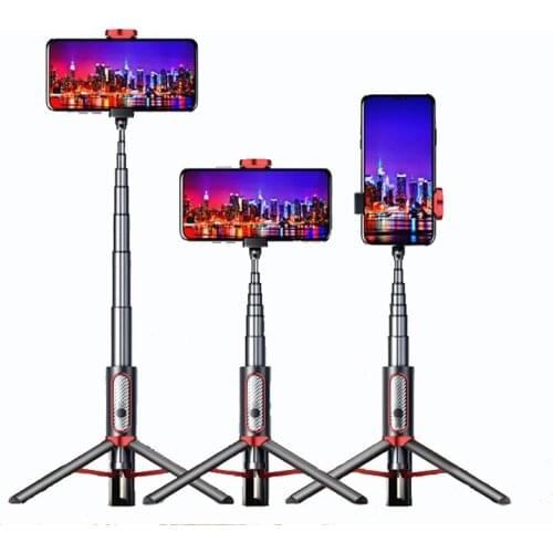 New multifunctional wireless Bluetooth mobile phone stand, suitable for IOS Android mobile phone selfie portable mobile phone tr