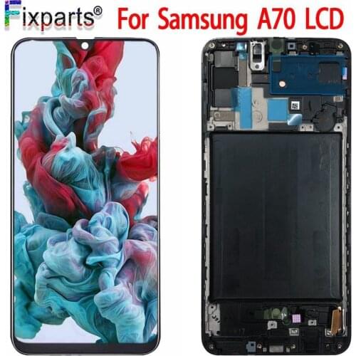Original For Samsung Galaxy A70 LCD A705 A705F SM-A705F Display Touch Screen Digitizer Assembly A70 2019 For SAMSUNG A70 LCD