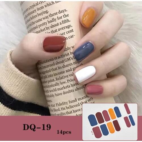 Full Cover Nail Decoration Sticker Tattoo Manicure Various Styles Decals And Stickers Sliders For Inscriptions Nail Art