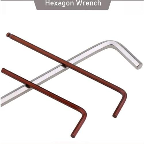 Allen L Type Wrench Metric Wrench 1.5mm 2.0mm 2.5mm 3.0mm 4.0mm 5.0mm 6.0mm 8.0mm S2 High Strength Lathe Tool Accessories Wrench