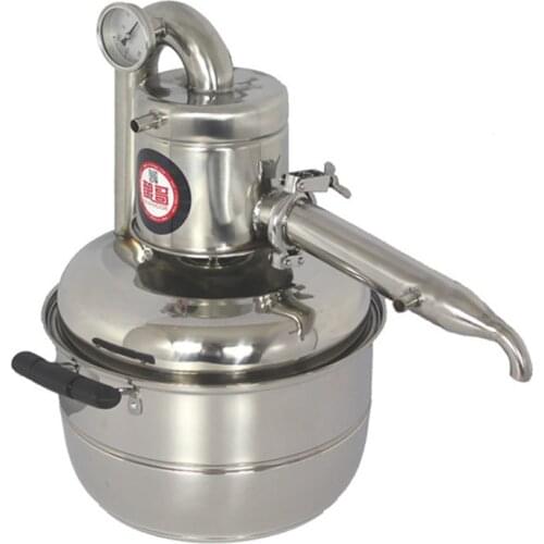 Alcohol Distiller Moonshine High Quality Stainless Steel 10L Home Use Still Brewing Winemaking Make Wine Brewing Equipment