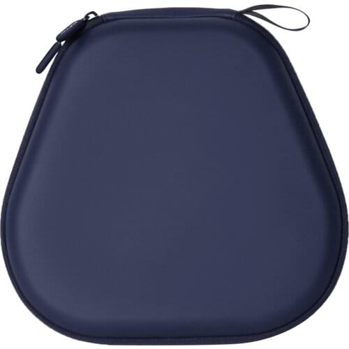 Storage Bag Waterproof Smart Sleep Mode Protective Case Compatible With AirPods Max Headset (Black/Blue)