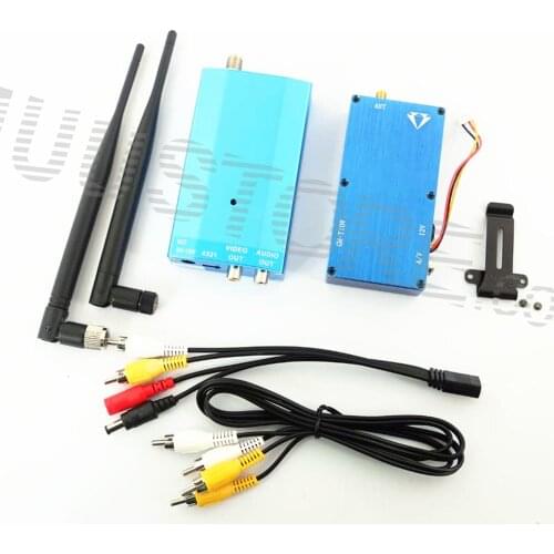 FPV 1.3Ghz 10W wireless video transmitter CCTV transceiver image transmission AV sender video transmitter