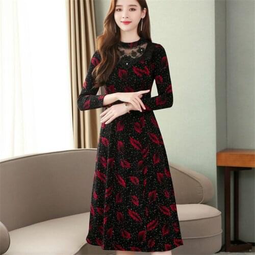 Vintage Long Dress Summer Long Sleeve Spring Elegant Retro Maxi Boho Dress Women Vestidos