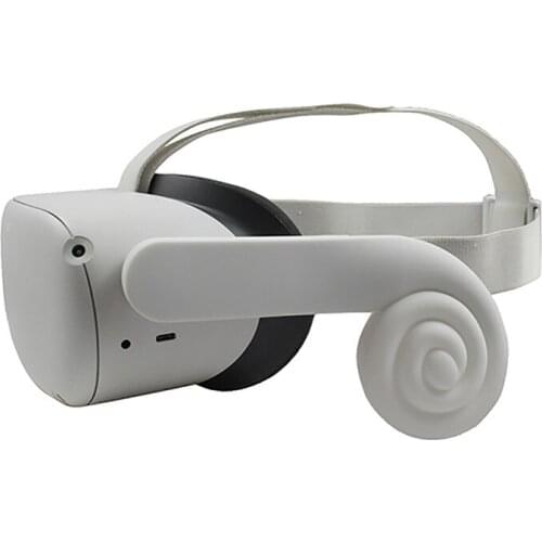 1 Pair Silicone Ear Muffs Enhancing Sound Cover for Oculus Quest 2 Accessories