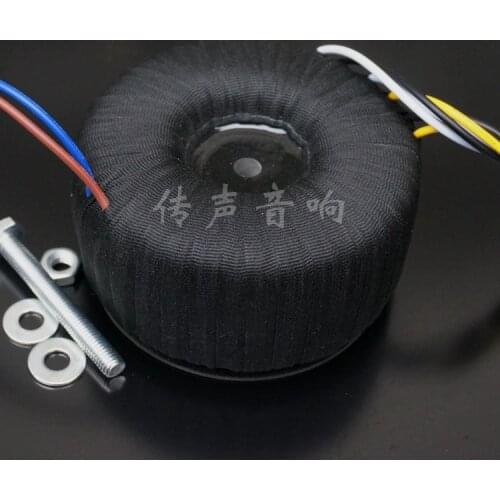 100W 100VA Pure copper toroidal transformer dual 24V Black cloth power supply transformer PSU For Amplifier Audio