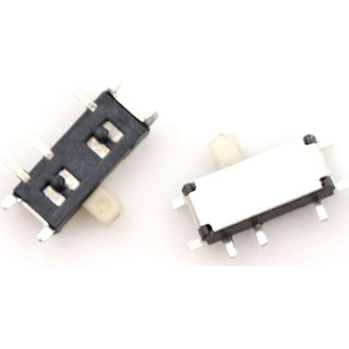 20PCS Mini 7-Pin On/Off 2Position Micro Slide Toggle Switch Miniature Horizontal Slide Switch SMD