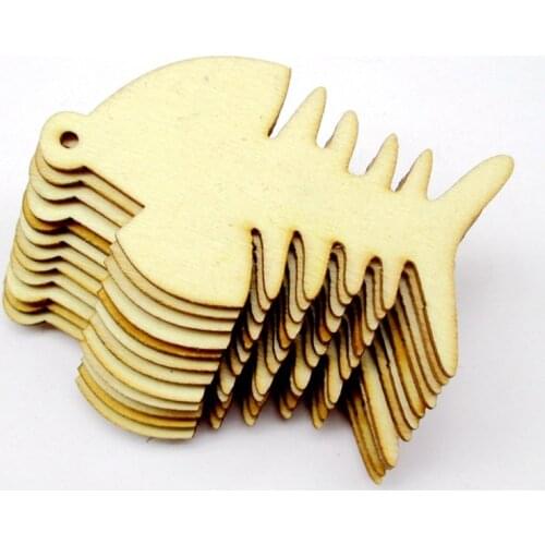 20pcs wholesale high quality New design fishbone die cutting wood Angle DIY scrapbook Wood chip Wedding decoration 65mm*37mm1218
