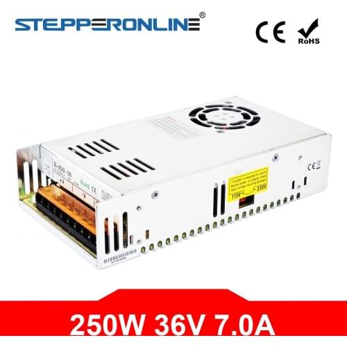 250W 36V 7.0A 115/230V Switching Power Supply for Stepper Motor 3D Printer CNC Router Kits