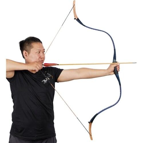 25lbs-40lbs Hot Bending Craft Traditional Bow Can Be Used For Both Left And Right Hand Shooting Hunting Target Practice