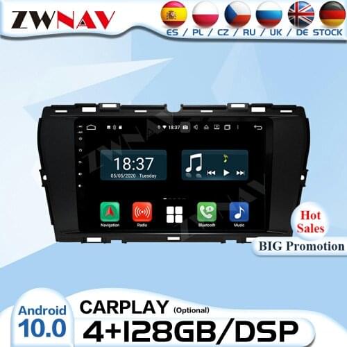 4+128G 2 Din DSP Carplay Android 10.0 Radio Receiver For SsangYong Korando 2019 2020 Audio Stereo Video Player CAR GPS Head Unit
