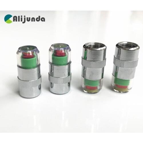 4PCS Tire Pressure Detecting Cap Visible Alarm Monitor Indicator Car Accessories for Buick Regal Lacrosse Excelle GT/XT/GL8/ENCO