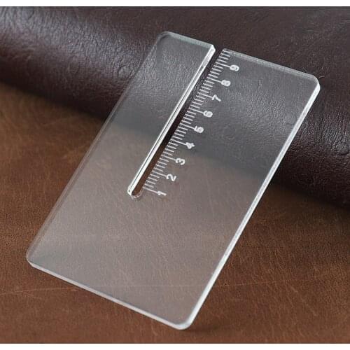 Acrylic Plate For Helping Leather Hole Punches DIY Acrylic Self-Marking plate Hand-Punched Round Stitching Punching Tool