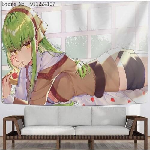 Anime Bikini Girl Wall Hanging Tapestry Home Party Decorative Tapestries Photo Background Student Dormitory Tapestry Boys Girls