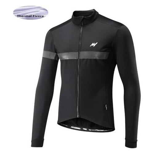 Morvelo Winter Thermal Fleece Mens Cycling Jersey long sleeve Ropa ciclismo Bicycle Wear Bike Clothing maillot Ciclismo 2018