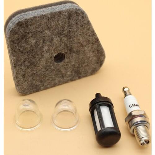 Air Filter Spark Plug Primer Bulb Set Fit STIHL FS87 R FC100 FC110 FS130 FS130R FS310 FS90 FC90 FC95 FS100 FS110 FS110R Strimmer