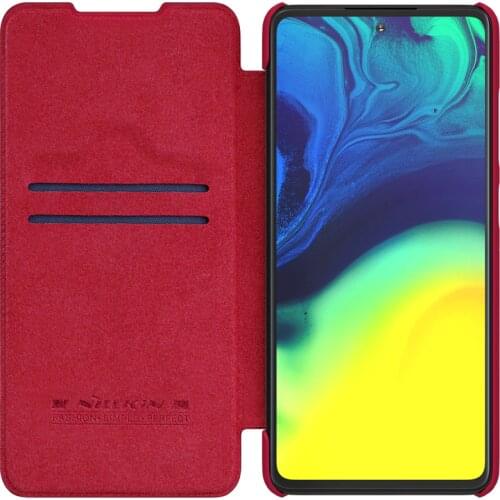 NILLKIN for Samsung Galaxy A52 5G Flip Case Qin Luxury PU Leather Plastic Back Cover for Samsung A52 4G Case