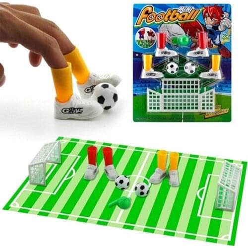 Finger Football Toy Mini Tabletop Soccer Arcade Ideal Party Games Finger Soccer Match Funny Finger Toy Game Sets With Two Goals