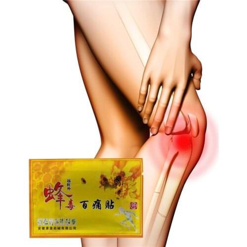 Chinese Medicines Wild Bee venom Analgesic Plasters Joint Pain Reliefing Patch Balm Neck Back Body Muscle Pain Relief Plaster 10