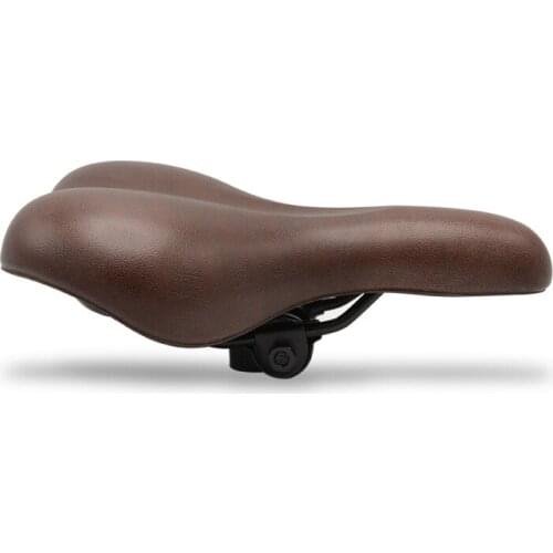 Bicycle Saddle PU Leather Bicycle Equipment Mountain Bike Seat Bicycle Accessories Riding Retro Seat Cushion