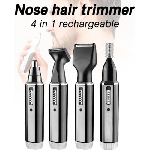 High Quality 4-in-1 Electric Beard Shaver for Men Hair Clipper Set Nose Shaving Hair Trimmer
