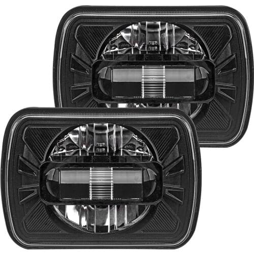 90W 5X7 LED Replacement for Sealed Beam with DRL