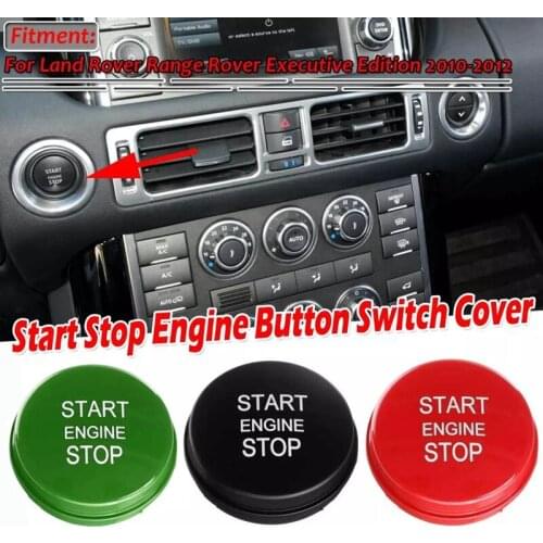 Start Stop Engine Switch Button Push Button Cover Trim for Land Rover Range Rover Executive Edition 2010-1012