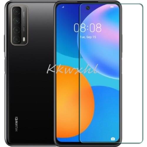 For Huawei P Smart 2021 Screen Protective Tempered Glass ON Y7A PSmart2021 Protector Cover Film