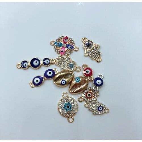 10Pcs/Set Cute Shell Charms Ocean Pendants Making Handmade Accessories Craft Making Or Decoration