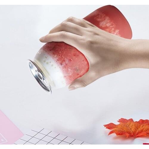 100pcs PET bottles for cans sealing machine 500ml bubble tea drink cans jar bottle