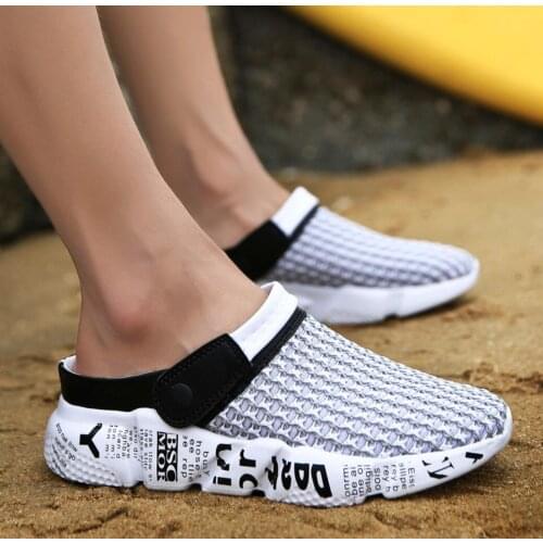2021Summer Size 39-46 Men Sandals Breathable Light Casual Slippers Men Comfortable Swimming Water Shoes Zapatos Hombre Sneaker