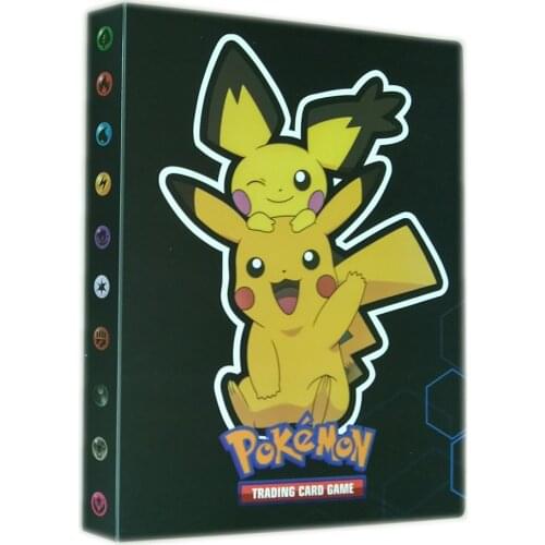 240pcs Cartoon Anime Pokemon Cards Album Book Game Card EX GX Collectors Binder Folder Children Loaded List Holder Capacity Toys