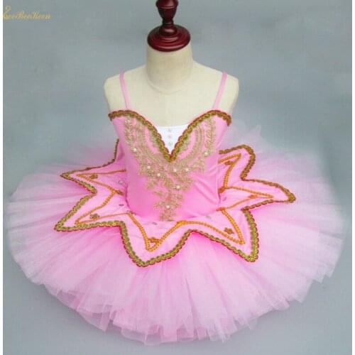 Children pink/purple/white/blue Ballet Tutu Stage Performance Ballet Dress For Kids Dancewear Swan Lake Ballet Costume For Girl