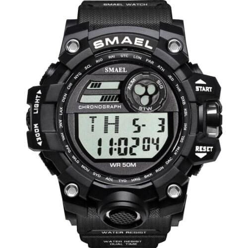 SMAEL Watch Men Fashion S Shock LED Digital Watches Men Military Sports Watches Electronic Watch horloge heren erkek kol saat