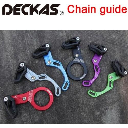 DECKAS Single Speed Wide Narrow Gear Chain Set Guide MTB Bike Bicycle Chainguide Chain Drop Catcher Chain Retention System