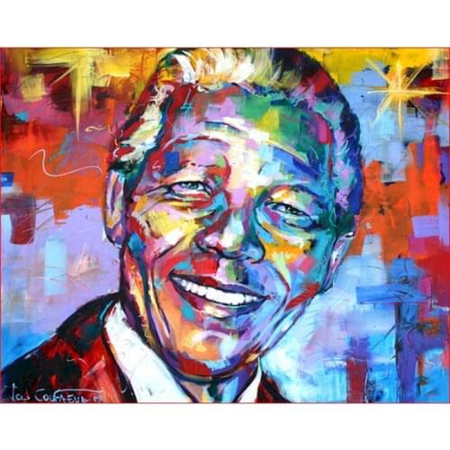 Man Figure Painting By Number Colorful Oil Picture Drawing On Canvas With Framed Acrylic Paint Kits Coloring By Number Decor Art