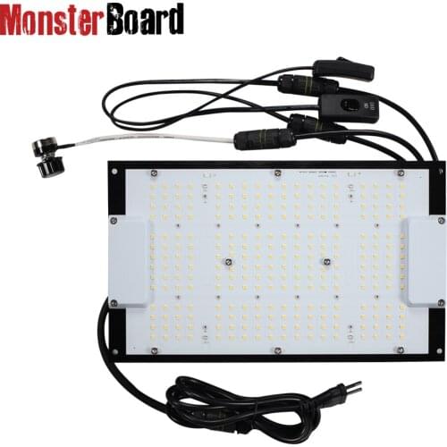 Geeklight 120W V4 plus monster board Samsung lm301h cree 660nm mix UV IR switch led grow light hydro grow kits for grow tent