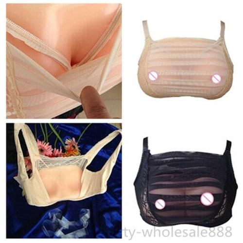 Pop Pocket Bra For Full Silicone Breast Forms False Boobs Transgender Mastectomy