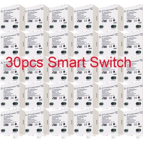 30PCS EWelink Wifi Smart Switch Controller For Alexa Google Home
