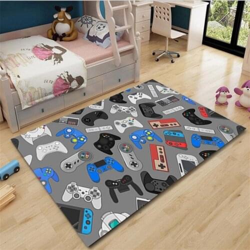 Gamepad Carpet Carpets Soft Flannel 3D Printed Rugs Mat Rugs Anti-slip Large Rug Carpet Home Decoration Style-4