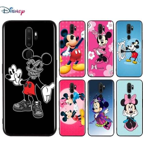 Hot Mickey Mouse For OPPO A11 X A9 A12 E A93 A92 A73 A72 A53 S A52 A32 A31 AX7 A7 A5 Pro 2020 Black Phone Case