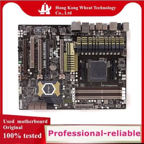 For ASUS SABERTOOTH 990FX Motherboard Socket AM3+ SATA3 USB3.0 For AMD 990X 990FX Used Original Desktop Mainboard