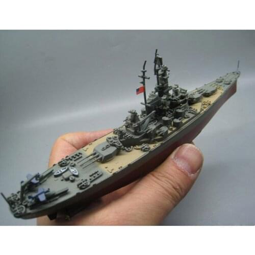 Diecast Alloy 1/1000 Scale World War II Warship Battleship Boat Model Toys Collectible Souvenir Gifts Display Show